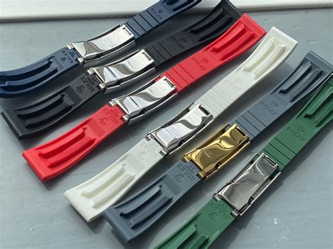 rolex rubber strap replacement